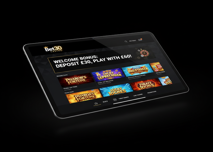 Bet30 Casino Casino en tableta